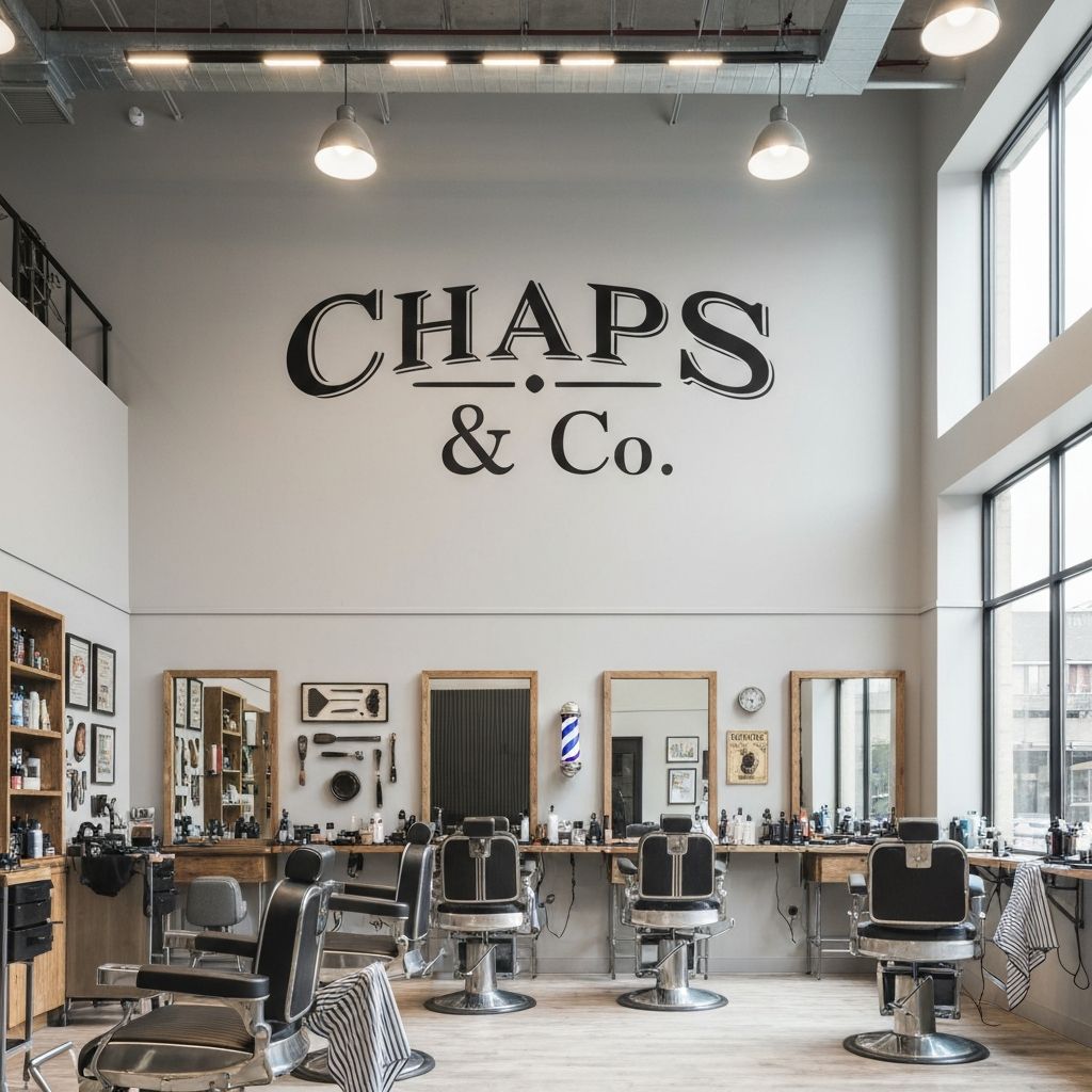 Barbershop interior